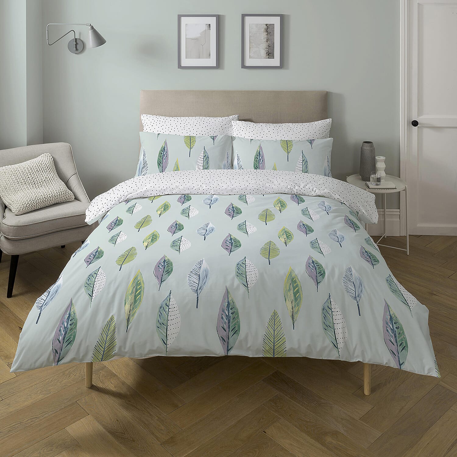 Copenhagen Home Flynn Duck Egg Duvet Cover Set 7696572 2