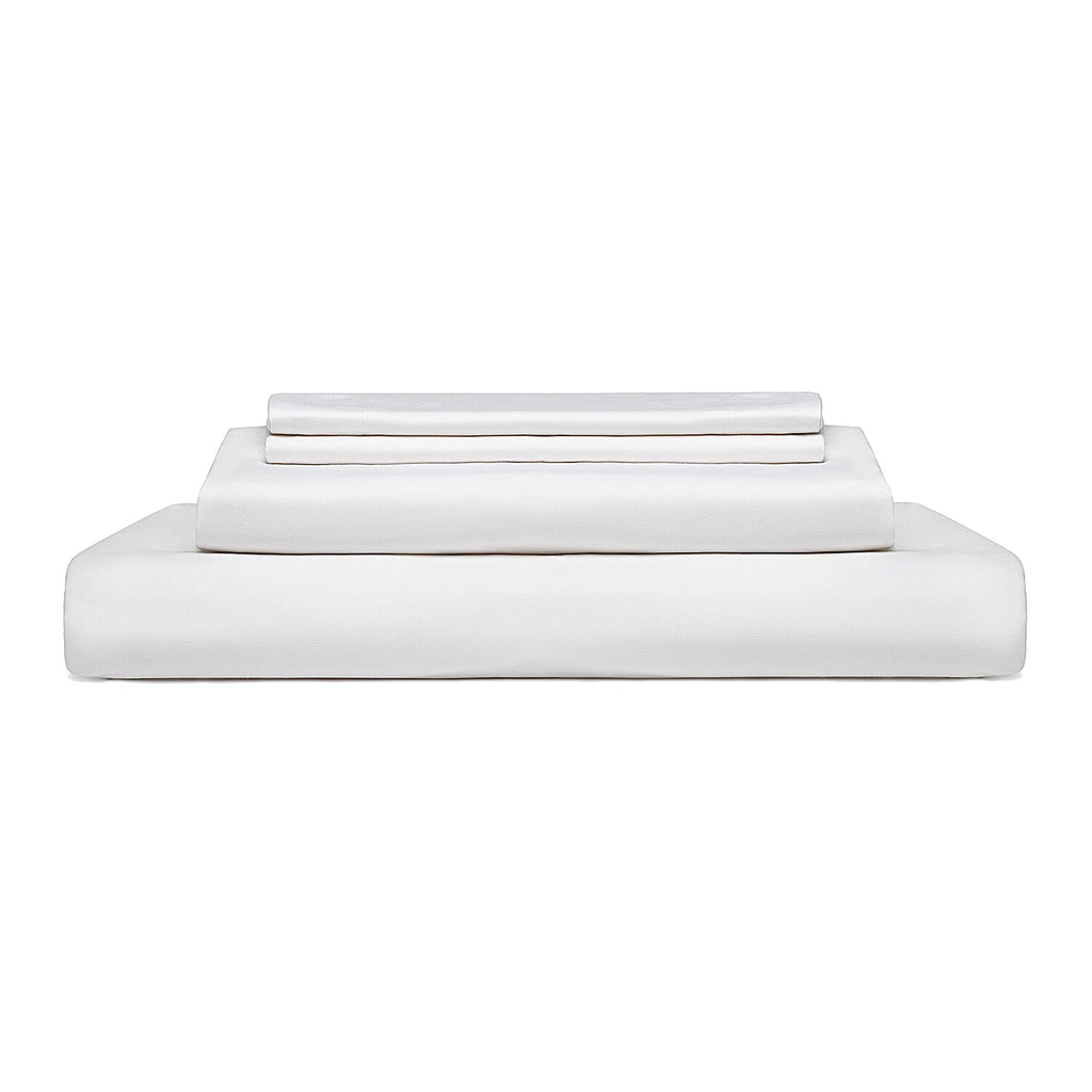 Copenhagen Oslo Fitted Sheet (Size Double) - White