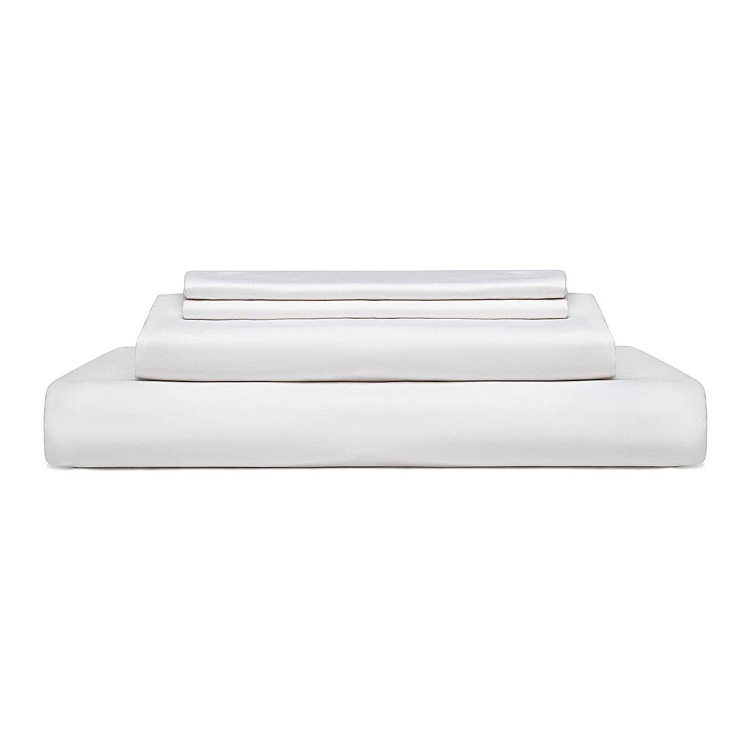 Oslo Double Fitted Sheet White - White 7696607 0