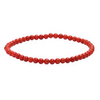 Coral Stone Adjustable Bracelet (Size - 7.5) 25.00 Ct.