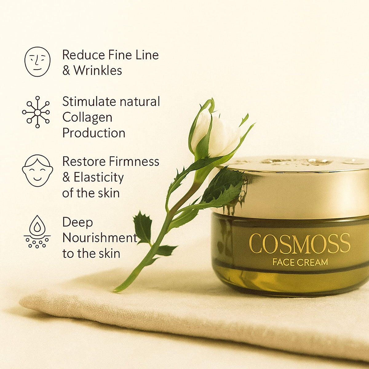 Cosmoss Lightweight Face Cream - 50ml 8081805 2