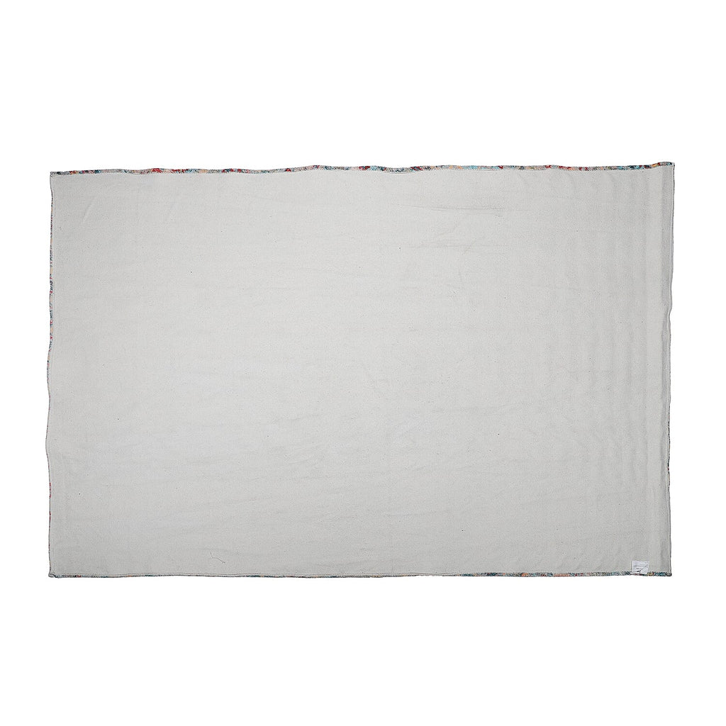 Hand Made 100% Cotton Rug (Size 180x120 cm) - Grey and Multi