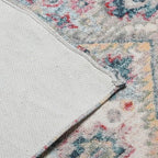 Hand Made 100% Cotton Rug (Size 180x120 cm) - Grey and Multi