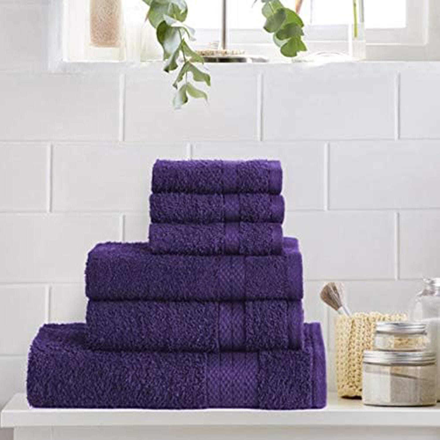 Pure Cotton Bath Towel Set of 6: 1 Bath, 2 Hand and 3 face 7843864 0
