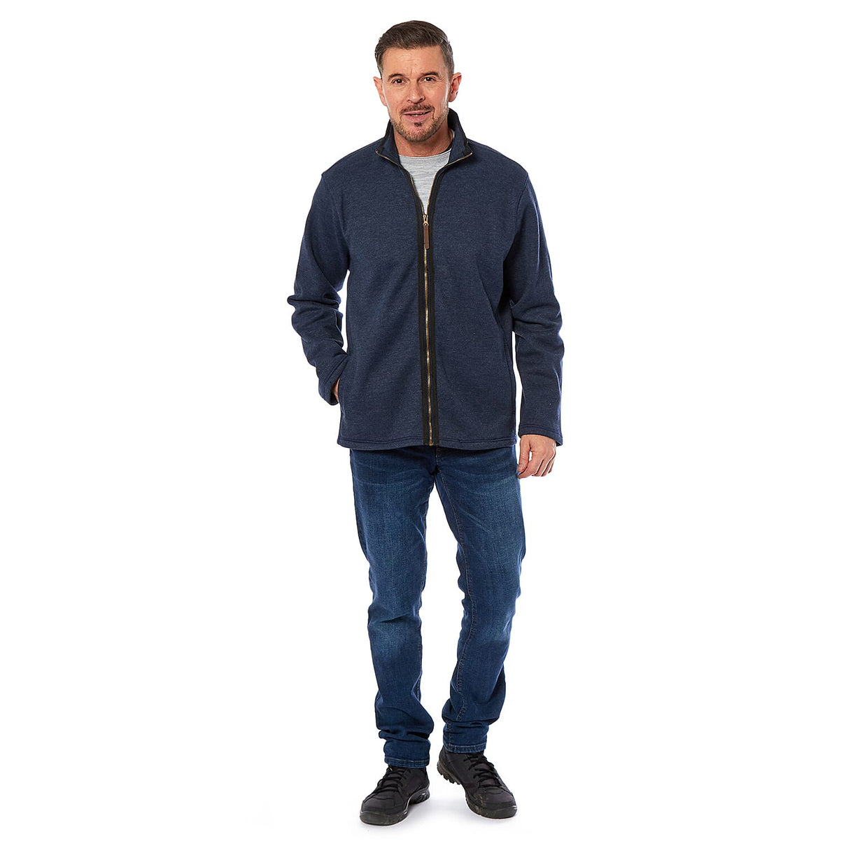 Cotton Jacket (Size 1x1 cm) - Navy 7840707 1