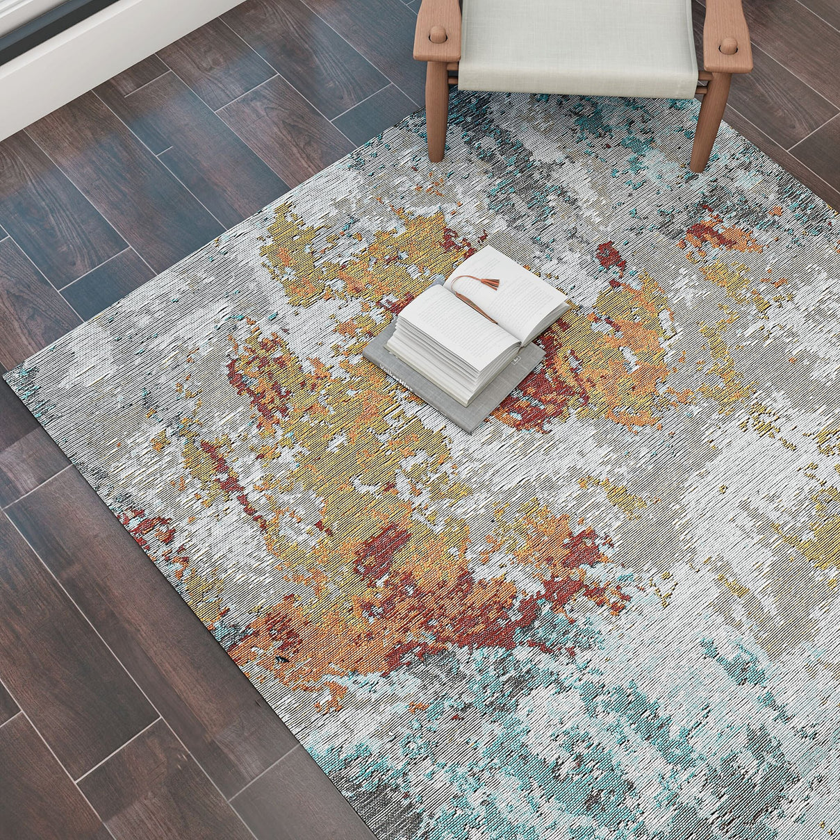 Jacquard Woven Rug with Backing 7799542 1