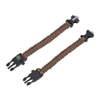LED Cotton Baseball Cap with Paracord Bracelet (5-in-1 Survival Kit) - Beige