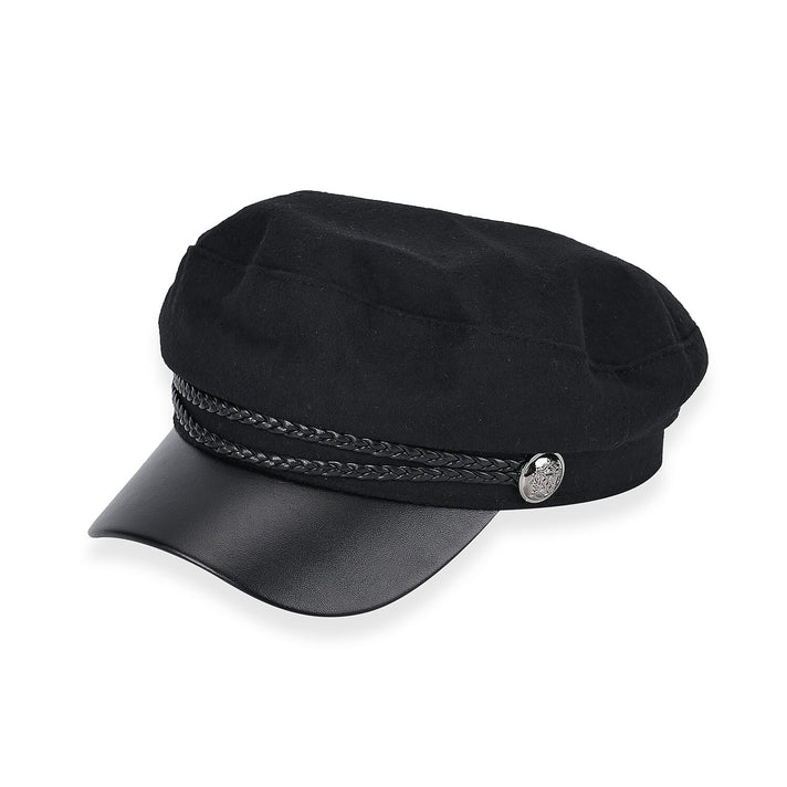 Classic Baker Boy Bretan Hat - Black 7733318 1