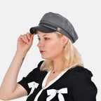 Classic Baker Boy Bretan Hat - Grey
