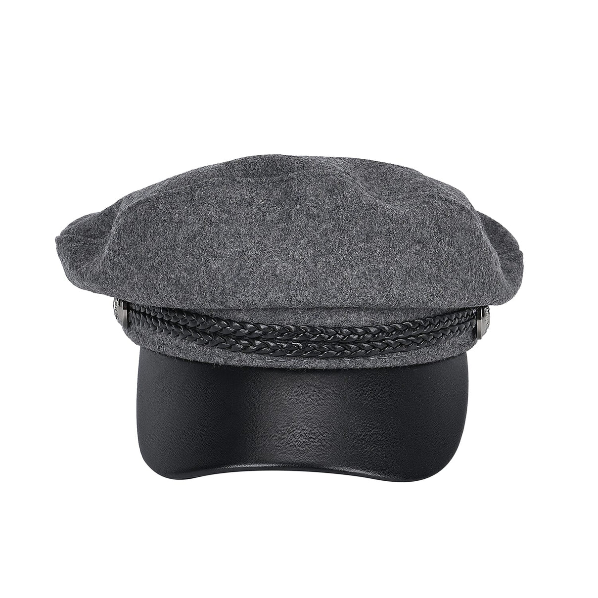 Classic Baker Boy Bretan Hat - Grey V32512813 4
