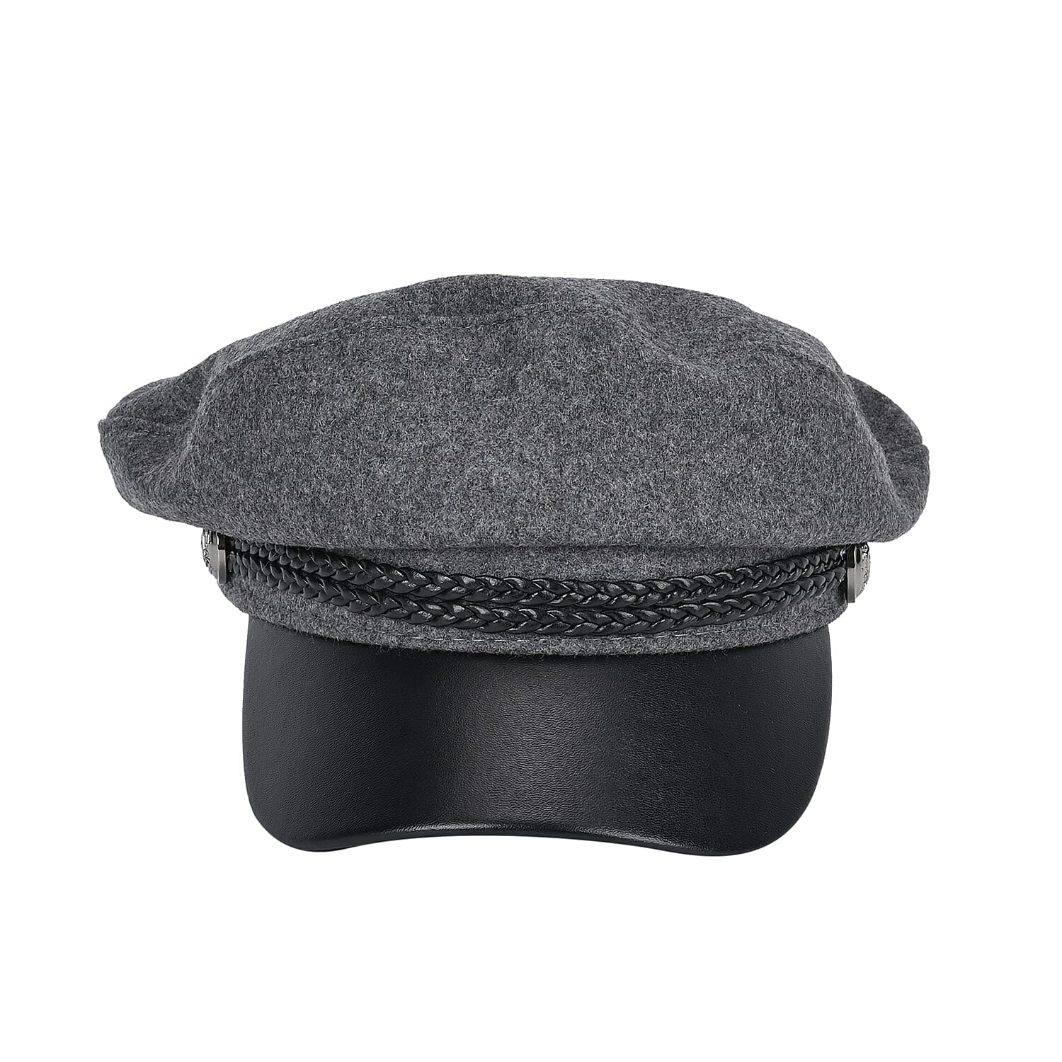 Classic Baker Boy Bretan Hat - Grey V32512813 4