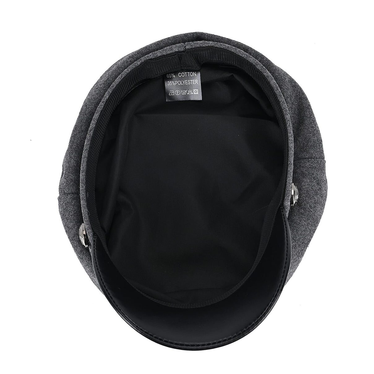 Classic Baker Boy Bretan Hat - Grey V32512813 6