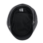 Classic Baker Boy Bretan Hat - Grey