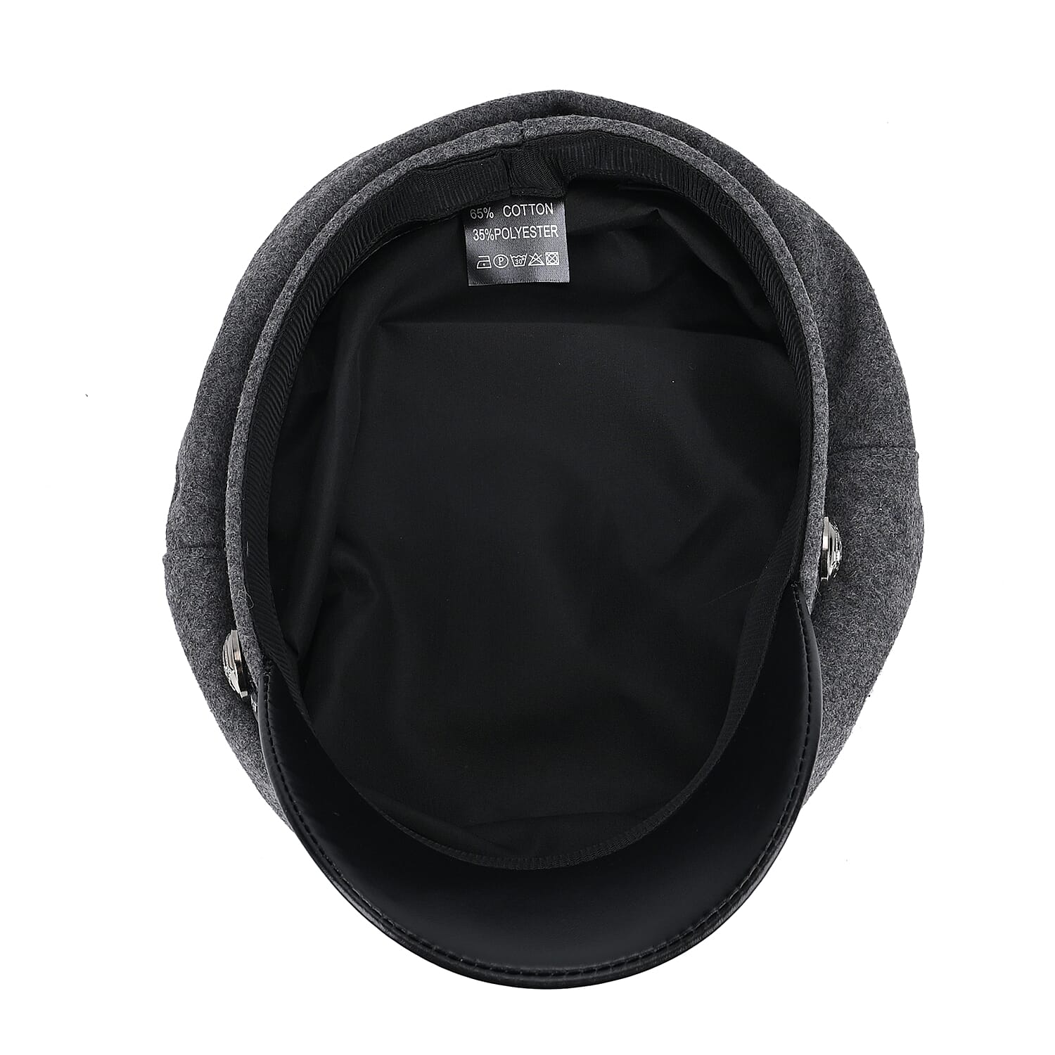 Classic Baker Boy Bretan Hat - Grey V32512813 6