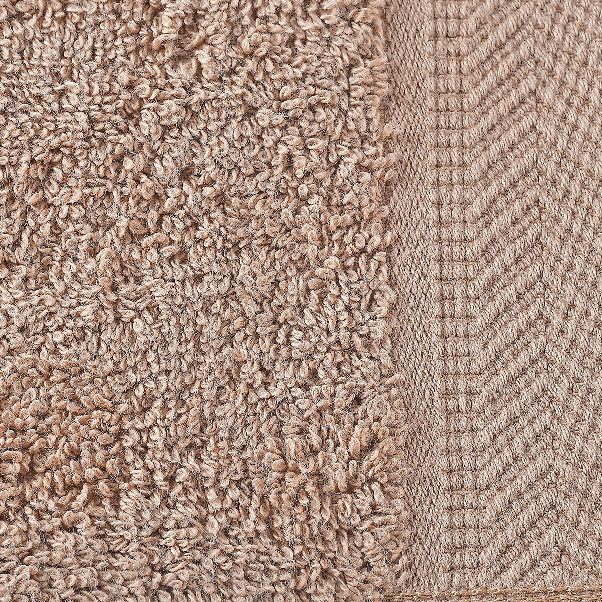 Set of 6 - 100% Cotton Towels - Each of 2 Pieces (Face - 30cm , Hand- 60x40cm , Bath - 140x70cm) - Brown 7576635 8