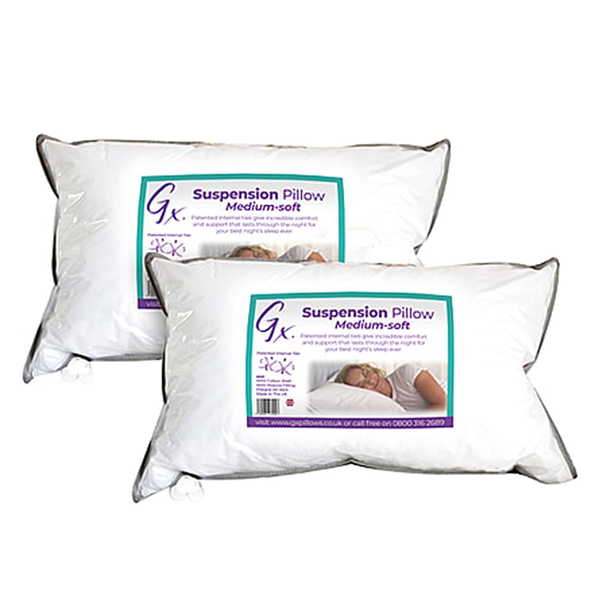 Cotton Pillow (Size 1x1 cm) - White 7828501 0