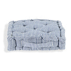 Livmore Set of 2 Cotton Tufted Square Garden Cushions (40 x 40cm) - Blue