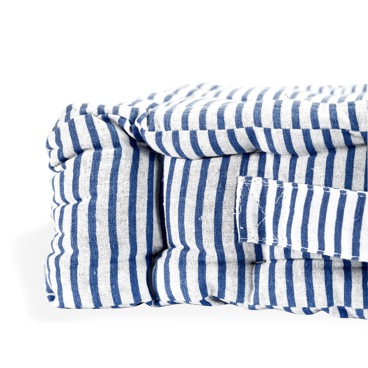 Livmore Set of 2 Cotton Tufted Square Garden Cushions (40 x 40cm) - Blue 8252953 7