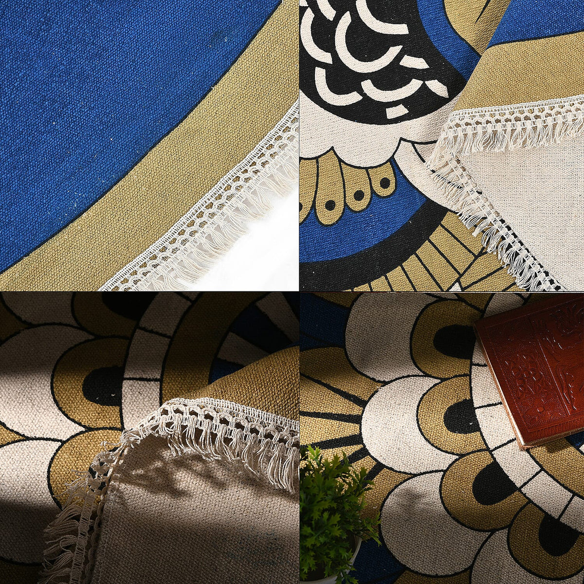 Mandala Print Cotton Rug and Door Mat 8042114 6