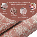 Cotton Printed Throw Blanket (Size 150x1 cm) - Red & White