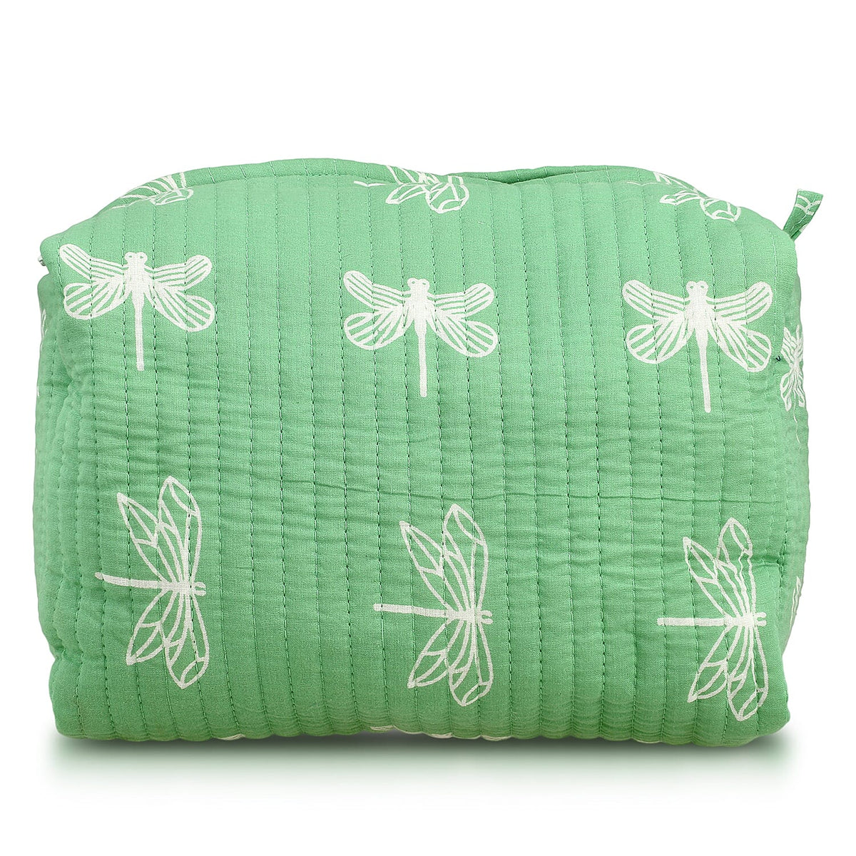 Set of 4 - Cotton Quilted Cosmetic and Toiletry Bag 8085527 0