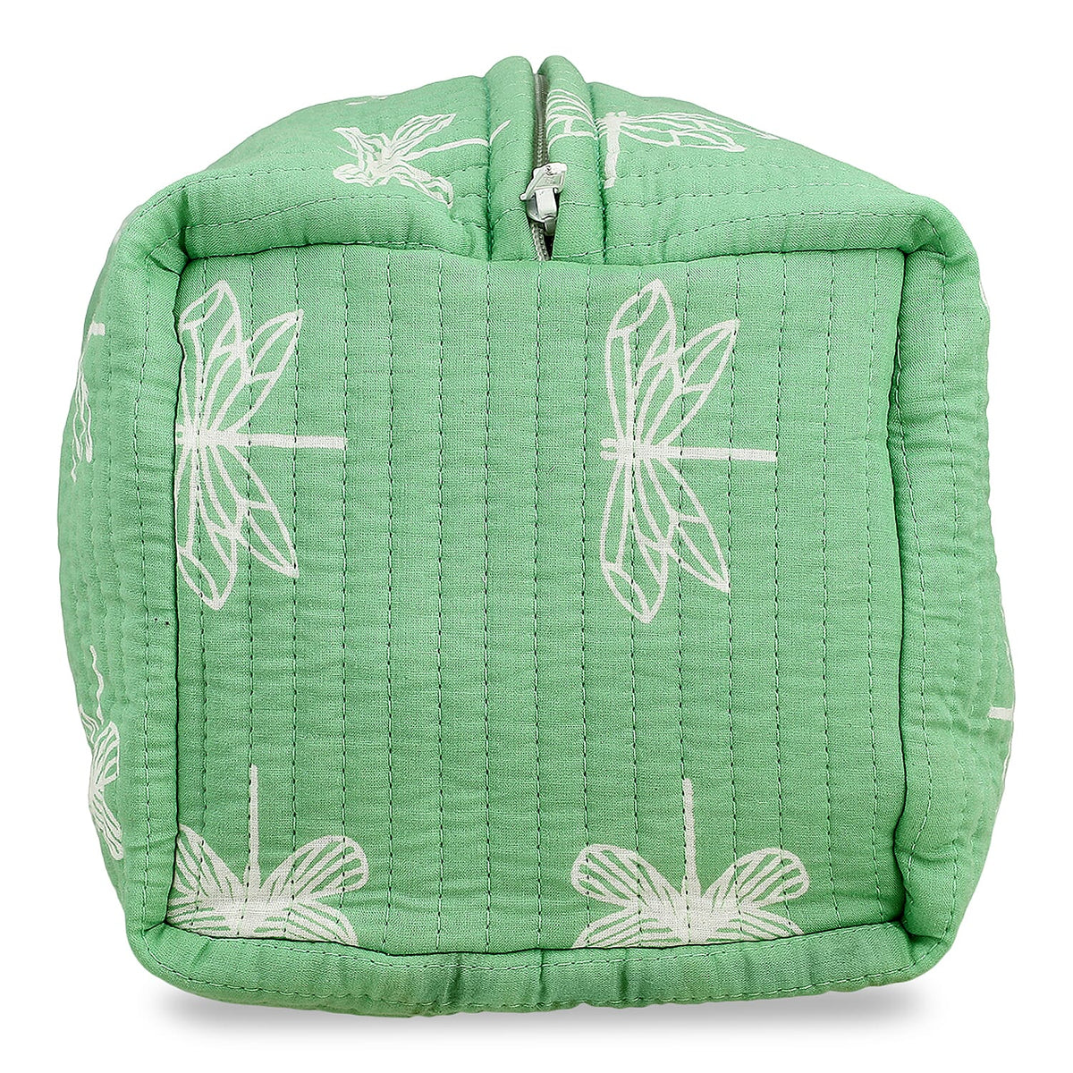 Set of 4 - Cotton Quilted Cosmetic and Toiletry Bag 8085527 3