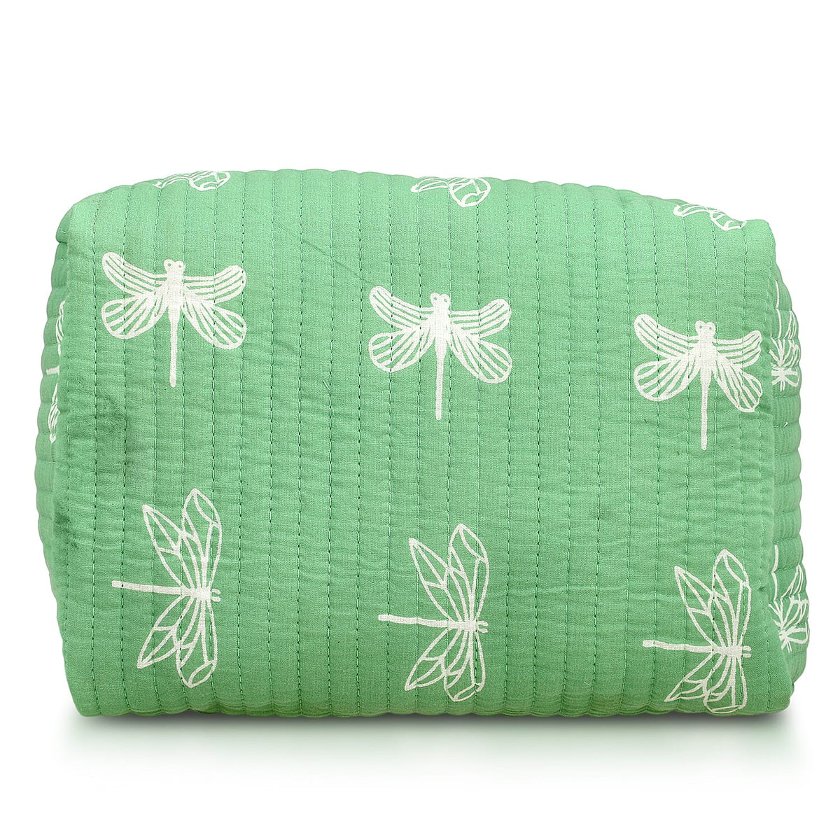 Set of 4 - Cotton Quilted Cosmetic and Toiletry Bag 8085527 4