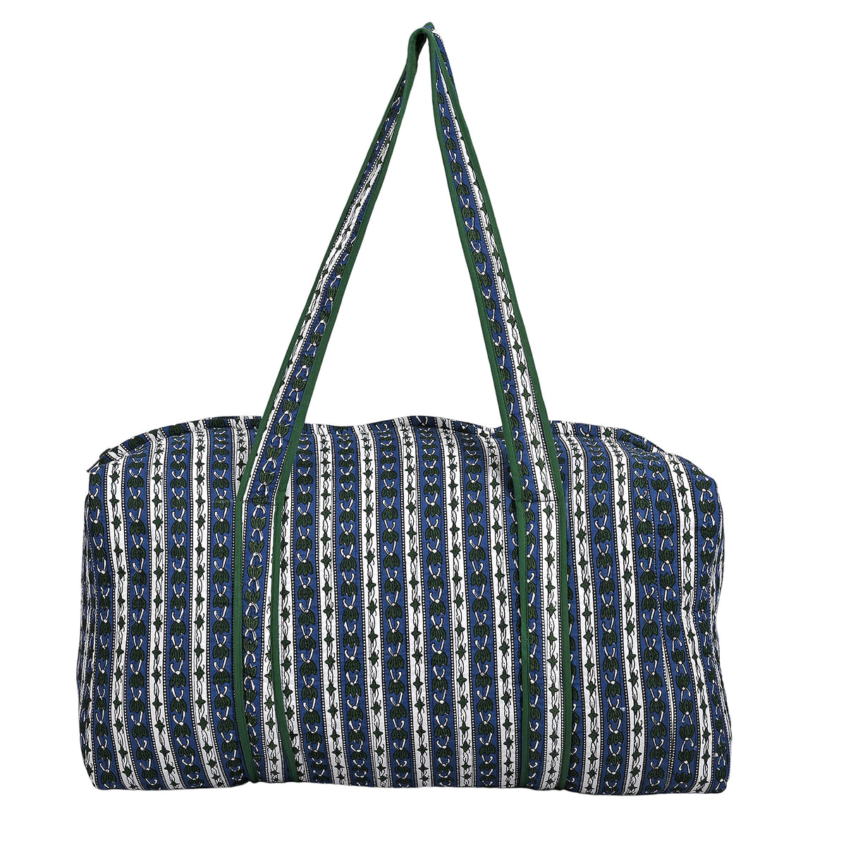 Cotton Quilted Travel Bag with Zipper Closure 8086602 0