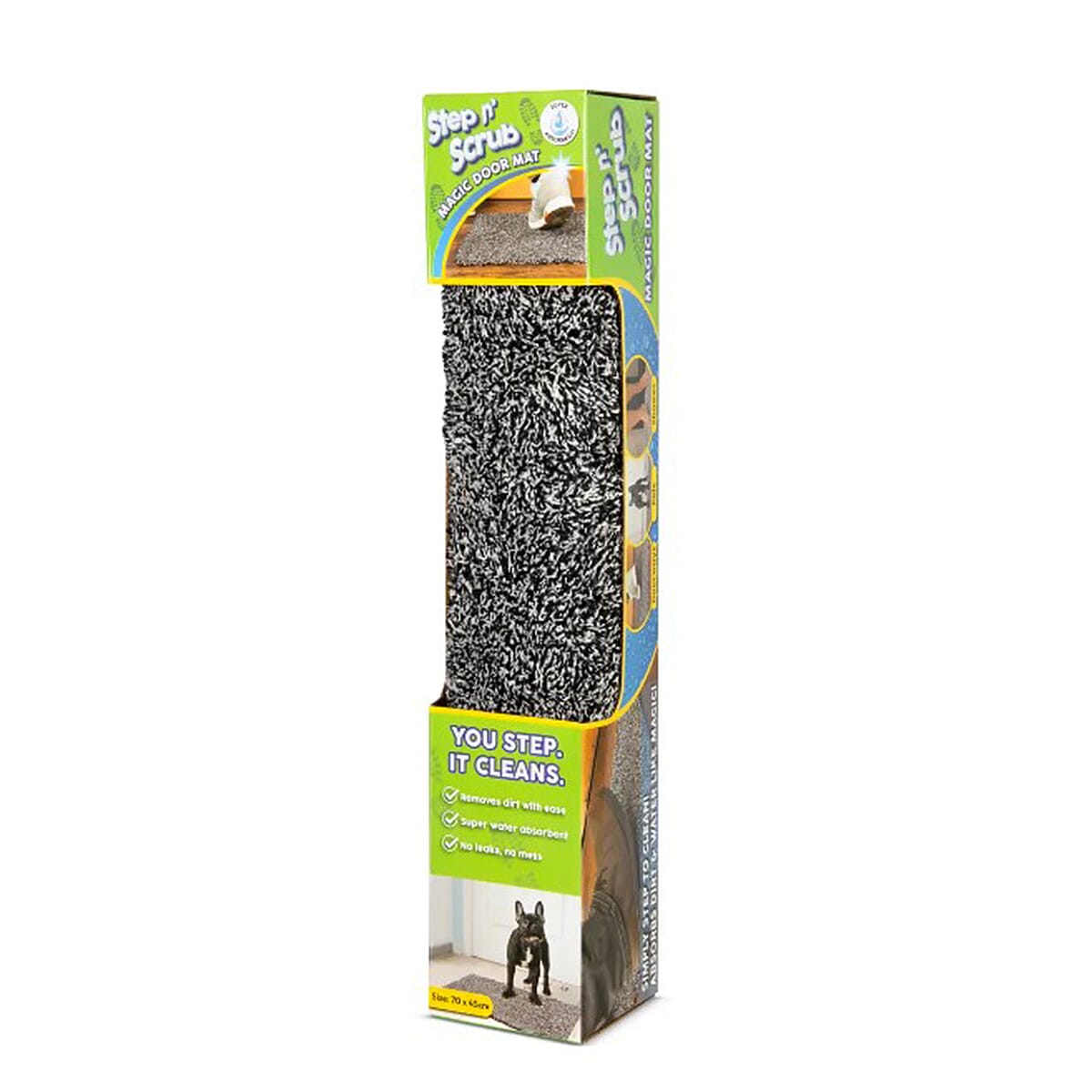 Step'n Scrub - Magic Door Mat - Grey 7764231 0