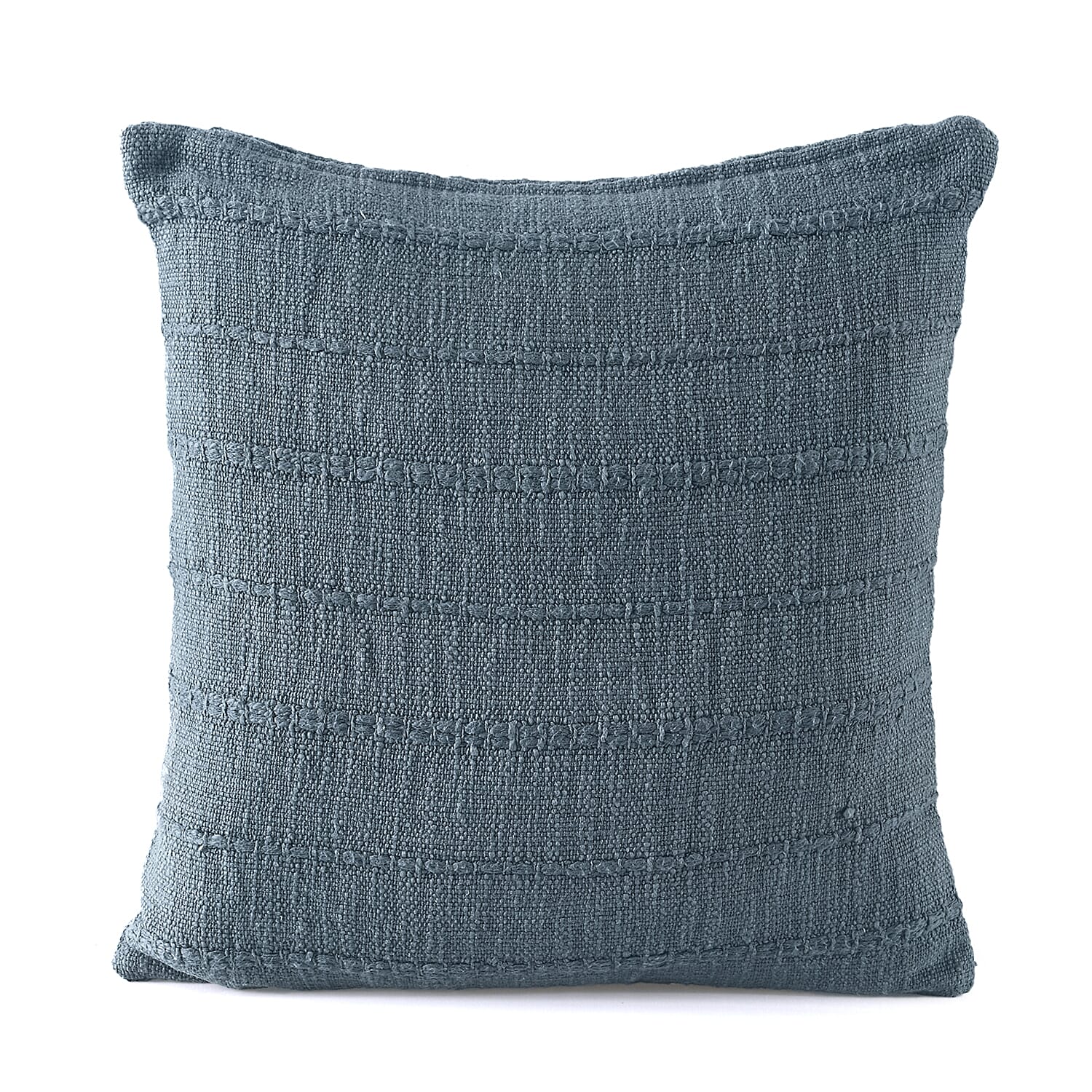 Solid Woven Cotton Summer Blanket with Cushion Cover 7771331 7