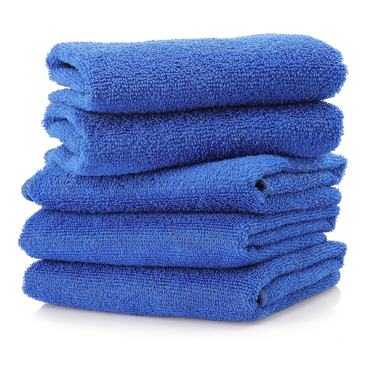 Set of 10 Micro Terry Dish Cloth - Blue and Grey 7663177 7