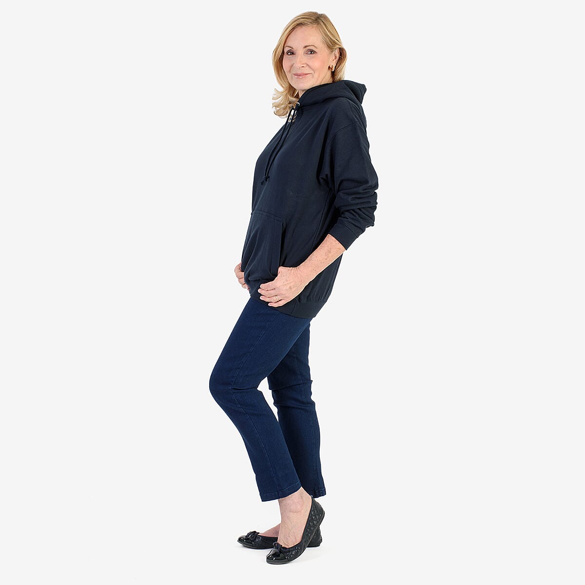 Cotton Sweat Shirt - Navy 7736836 1