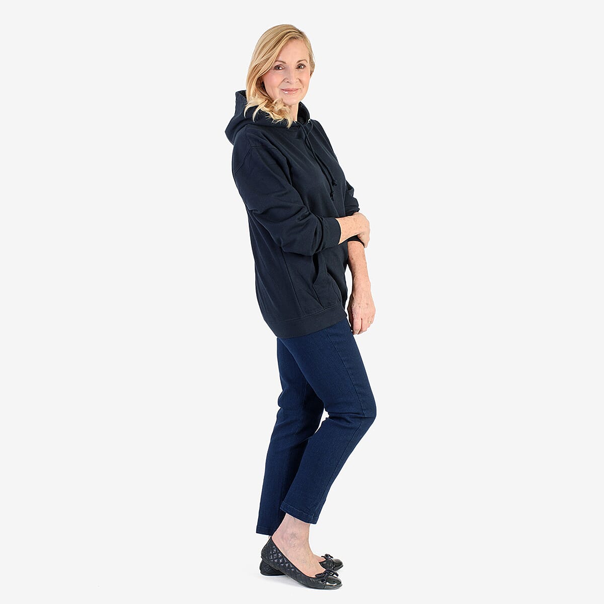 Cotton Sweat Shirt - Navy 7736836 3