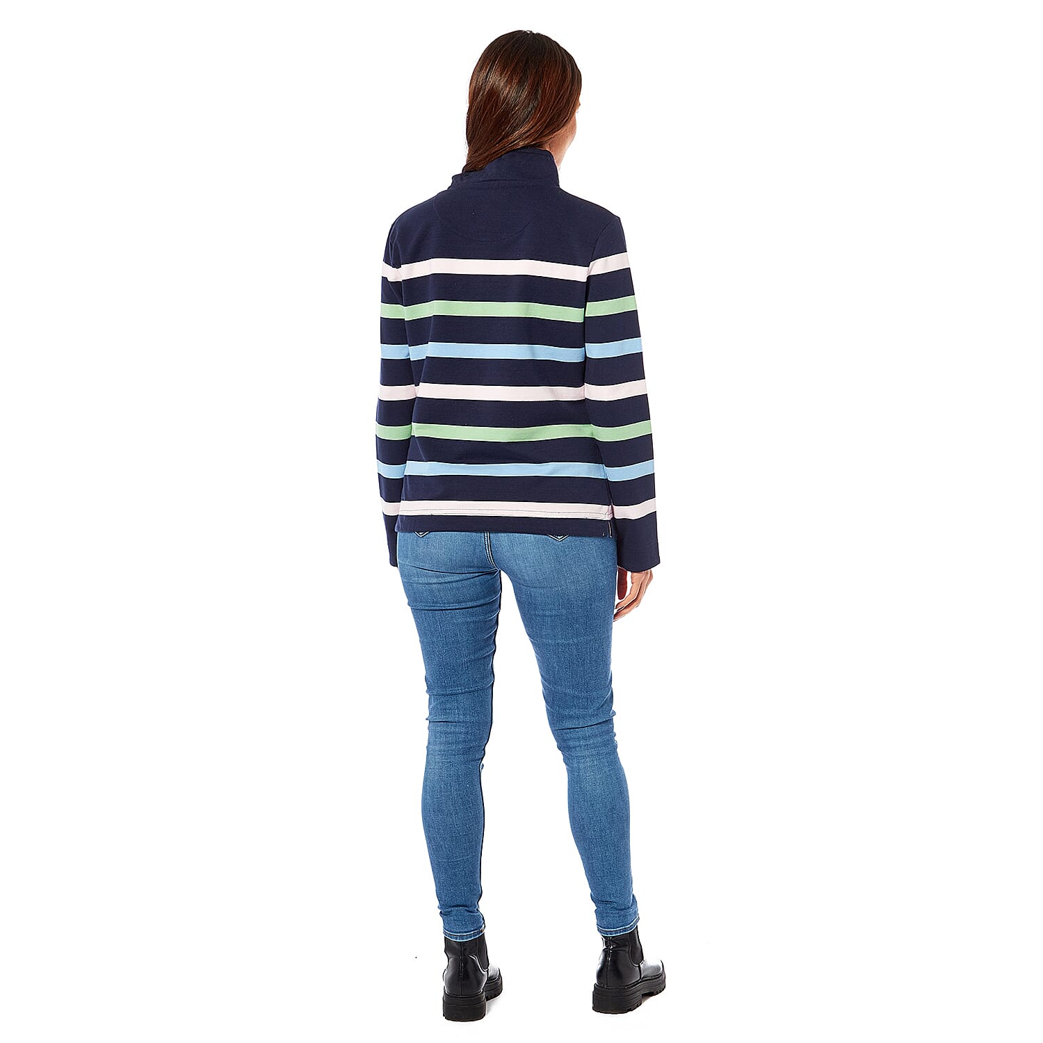 Cotton Sweat Shirt - Blue and Multi 7707158 4