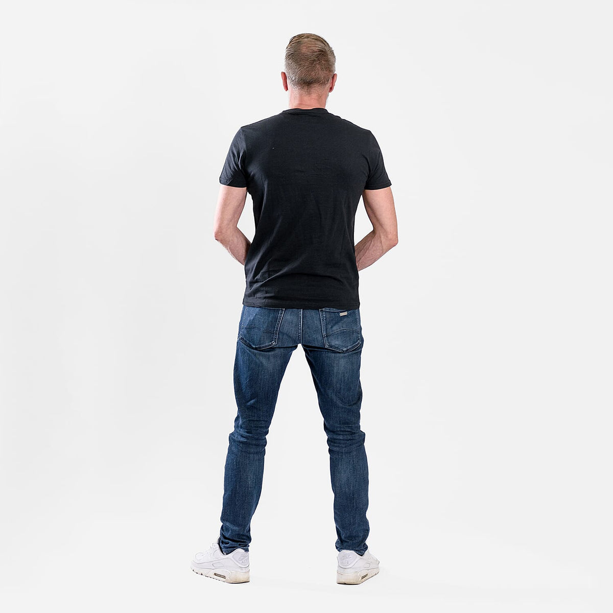 Mens Round Neck T-Shirt V32611585 2