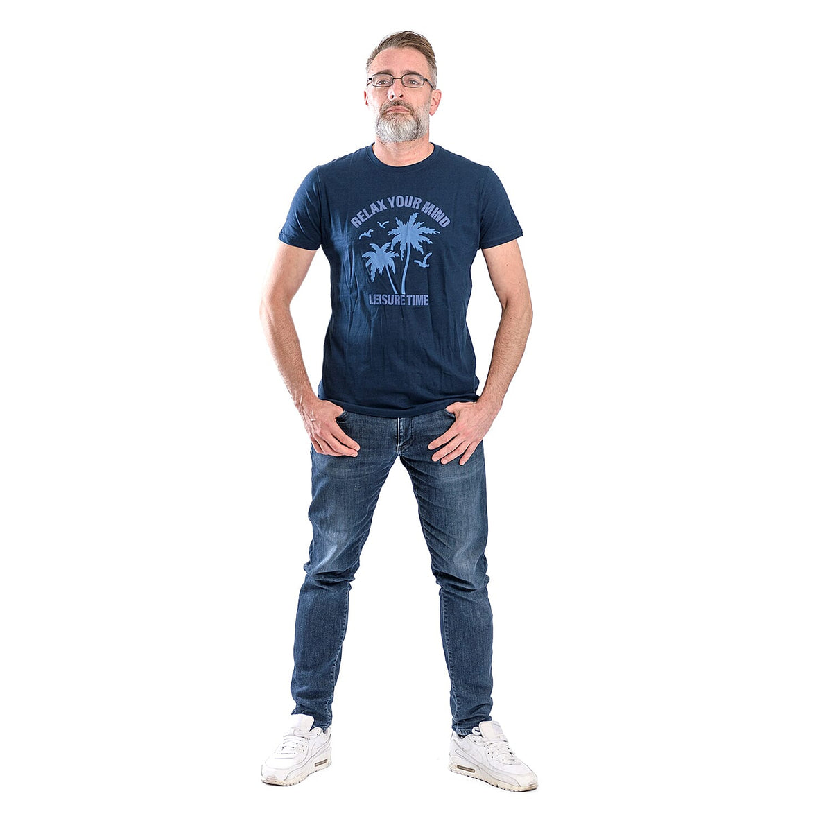 Mens Round Neck T-Shirt V32608643 0