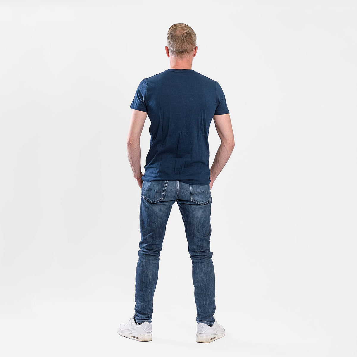 Mens Round Neck T-Shirt V32608643 2