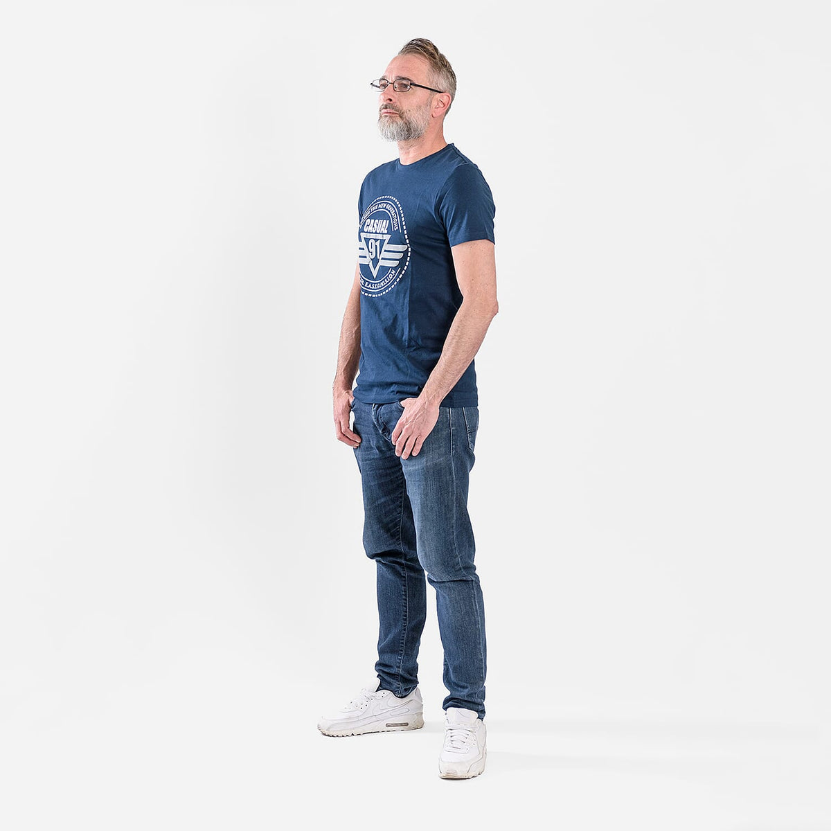 Cotton TShirt  - Navy V32607930 1