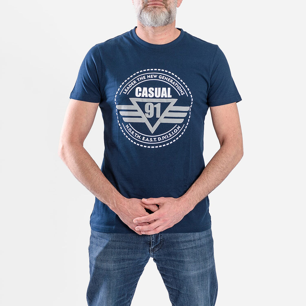 Cotton TShirt  - Navy