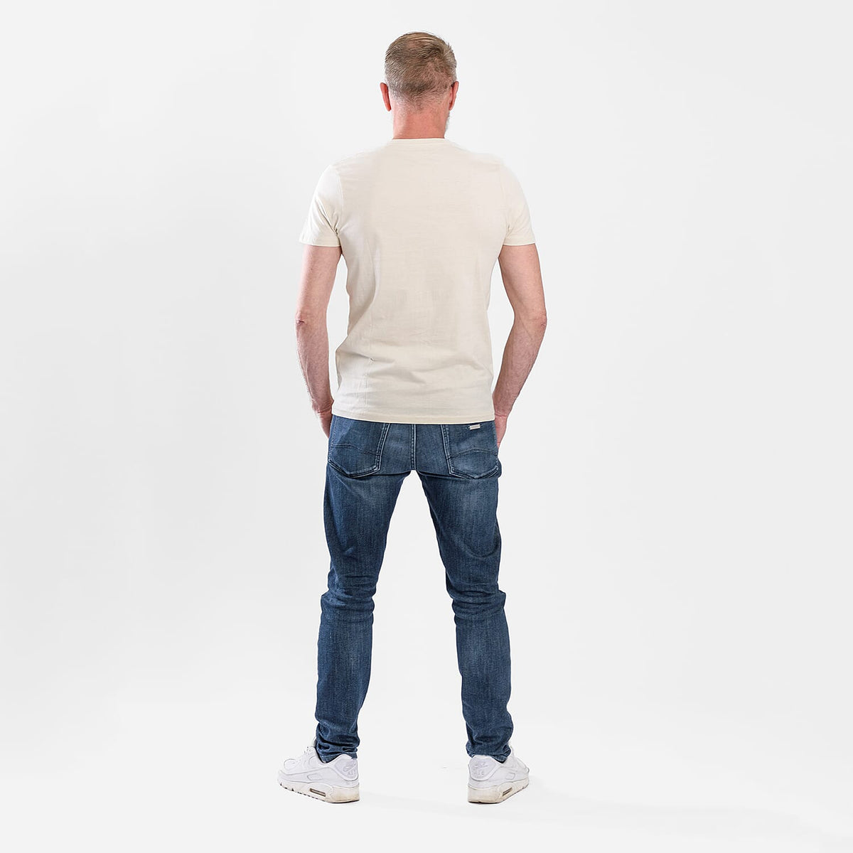 Mens Round Neck T-Shirt V32619898 2