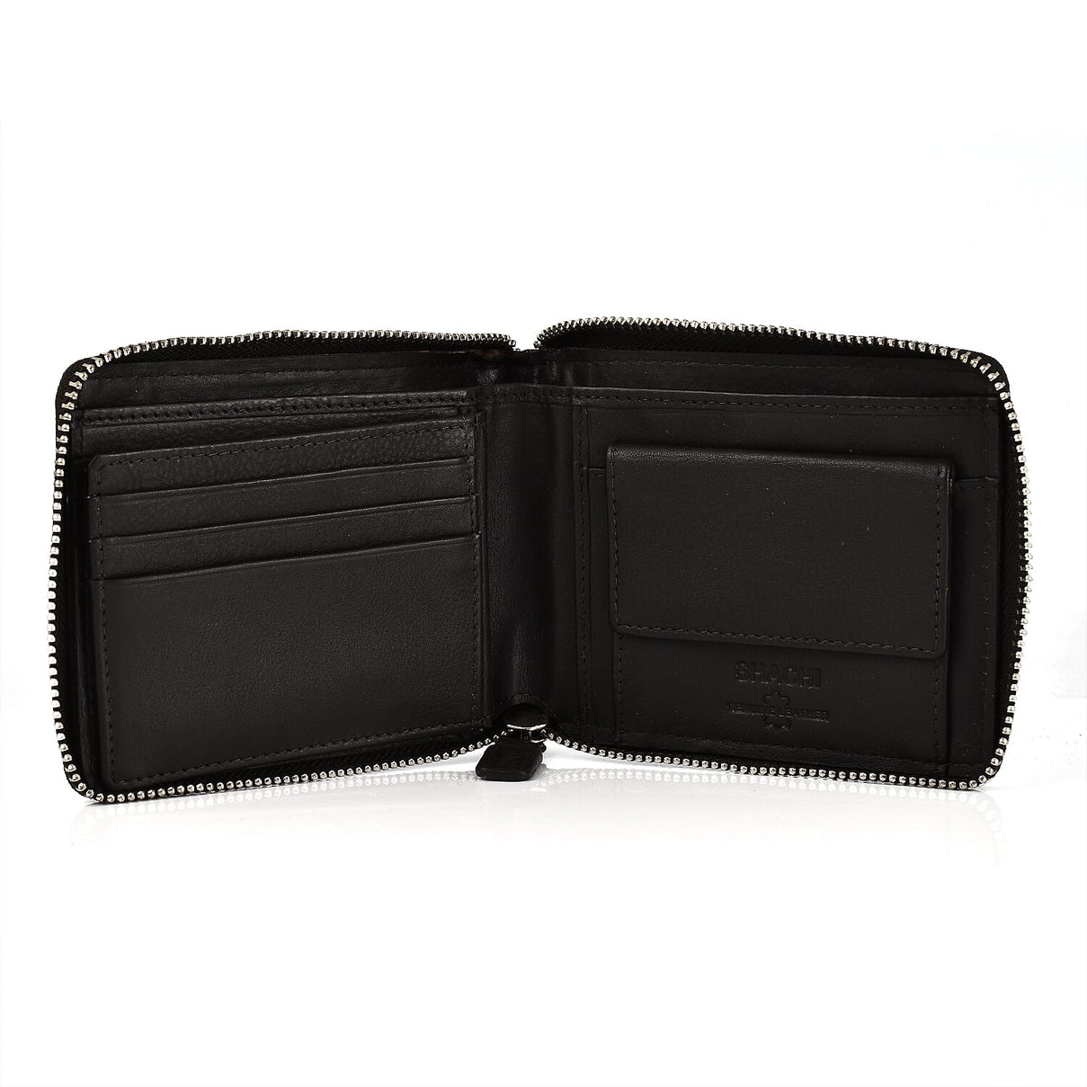Cow Leather Wallet (Size 1x1x1 cm) - Brown Suede 7822490 1