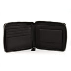 Cow Leather Wallet (Size 1x1x1 cm) - Brown Suede