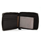Cow Leather Wallet (Size 1x1x1 cm) - Brown Suede