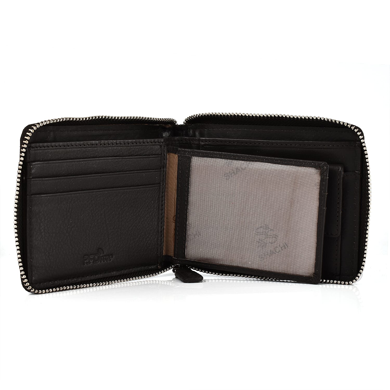Cow Leather Wallet (Size 1x1x1 cm) - Brown Suede 7822490 3