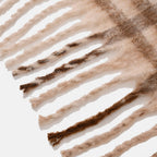 Cozy Checkered Woven Scarf with Fringes (Size 190x47cm) - Beige