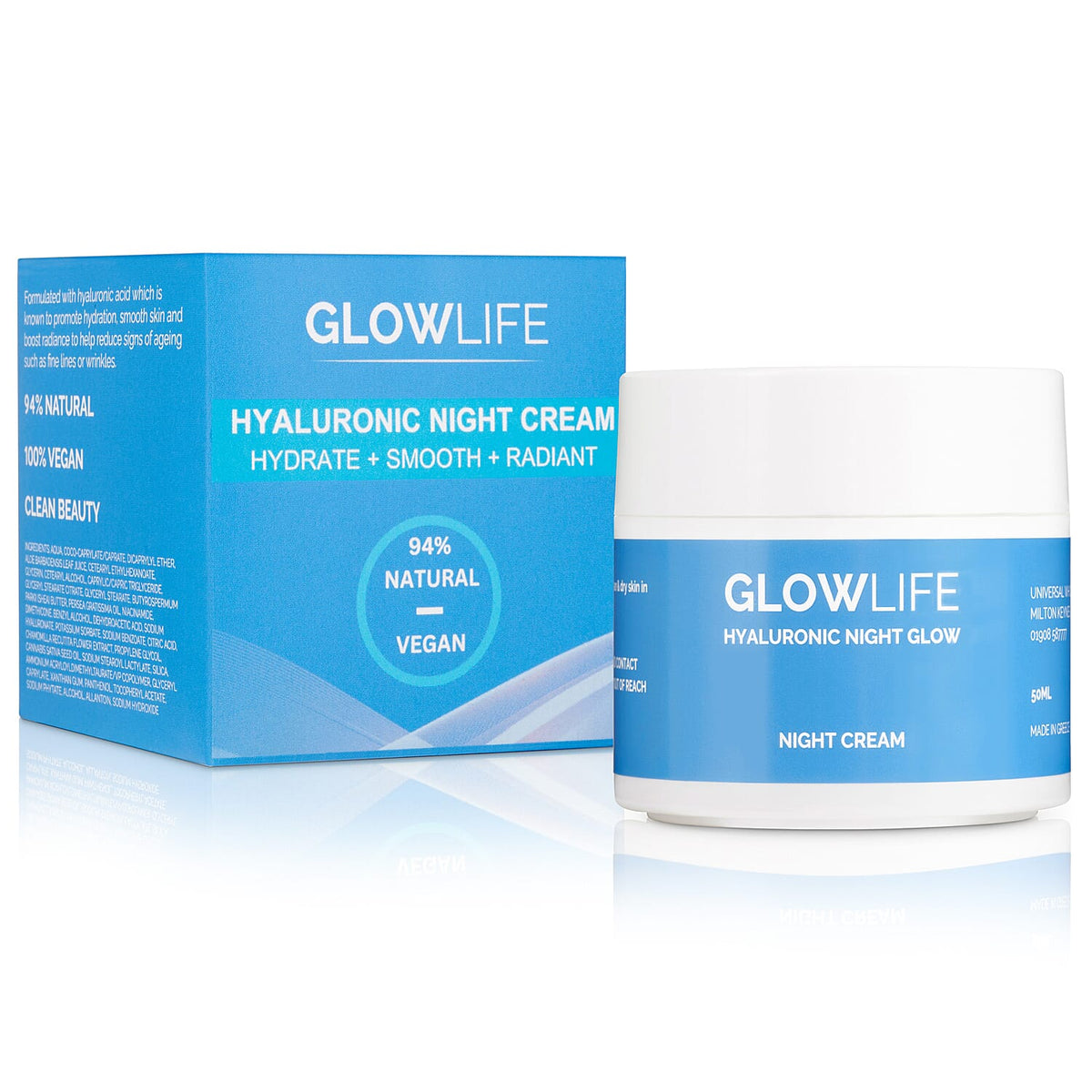 Glowlife Hyaluronic Night Cream 50ml 7675671 0