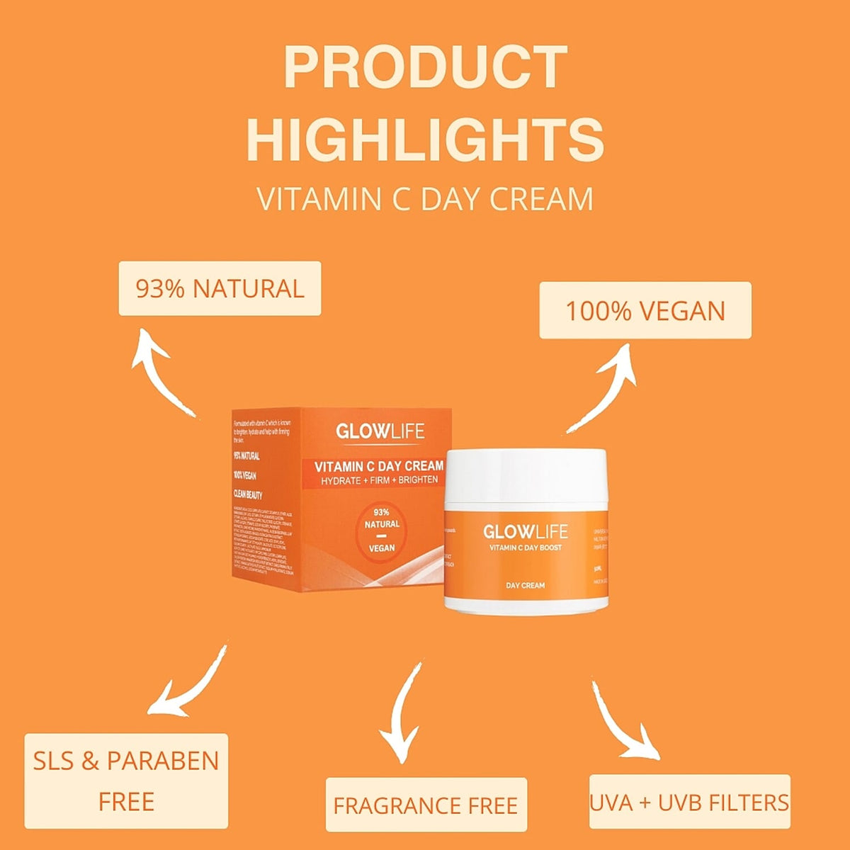 Glowlife Vitamin C Day Cream 50ml 7675683 2