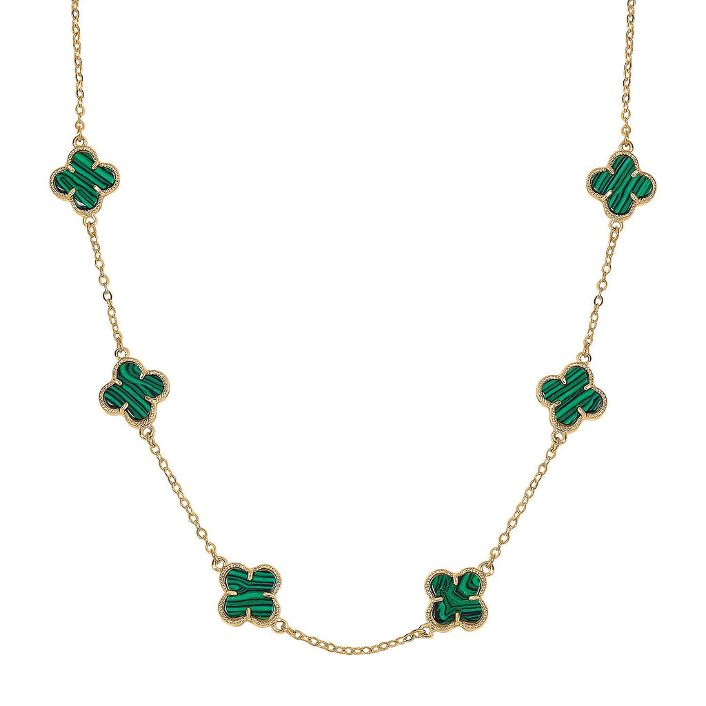Designer Inspired Closeout- Created Malachite Necklace ( Size 20) with Extender