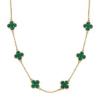 Designer Inspired Closeout- Created Malachite Necklace ( Size 20) with Extender