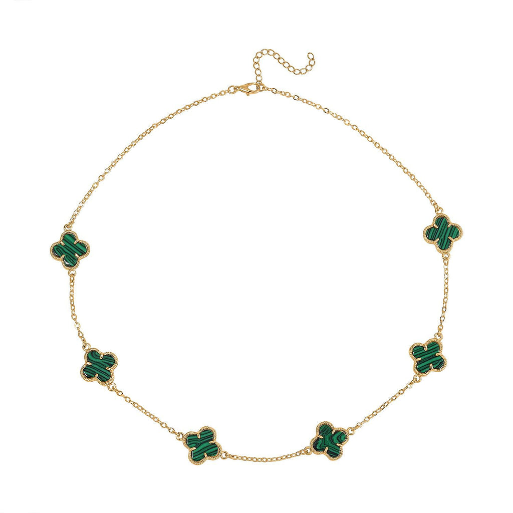 Designer Inspired Closeout- Created Malachite Necklace ( Size 20) with Extender